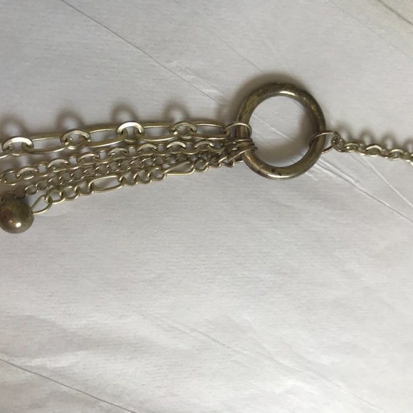 3/$15 Long Layered Silver Necklace - Picture 2 of 5